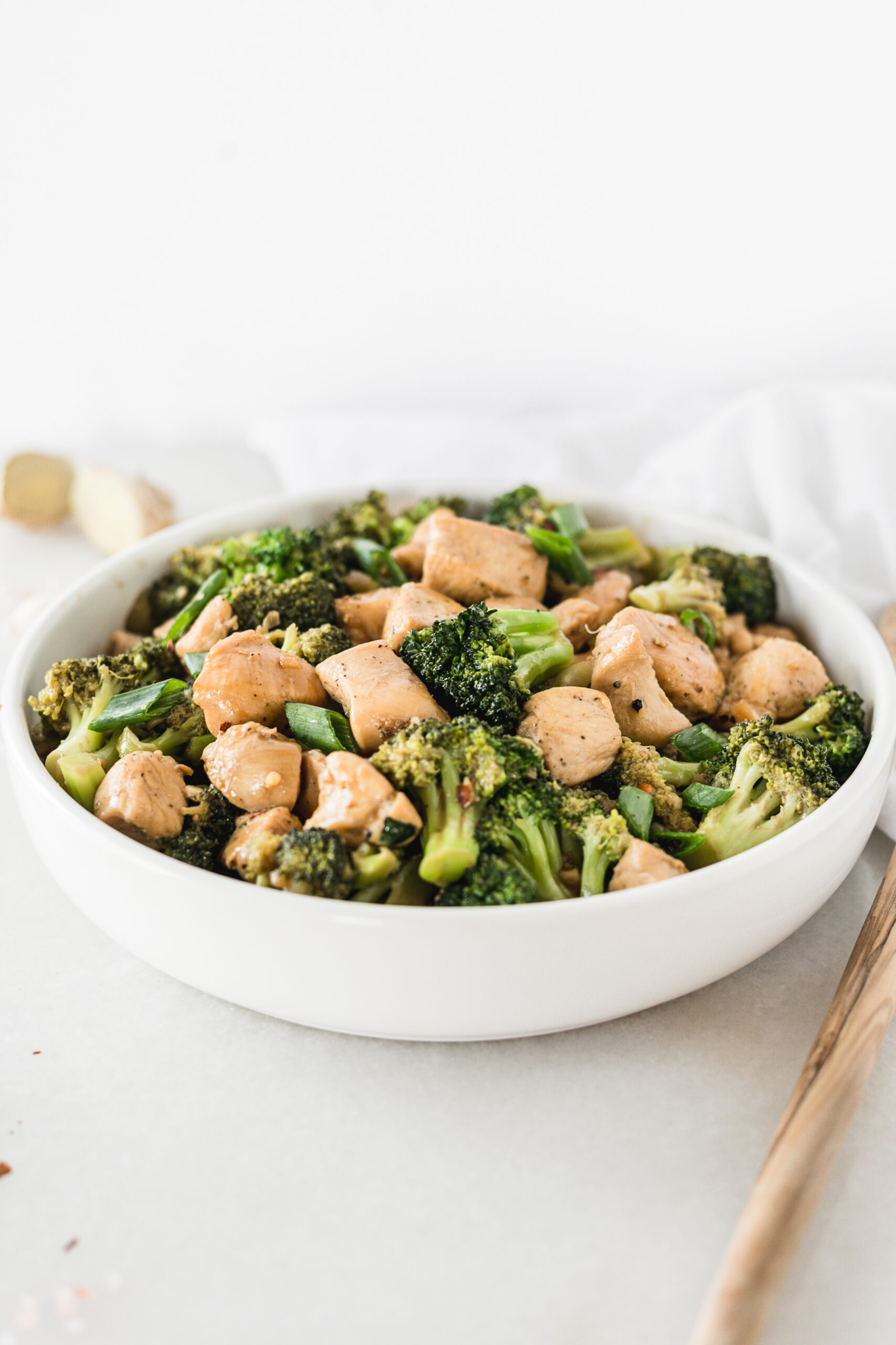 One Pan Ginger Chicken and Broccoli Dr. Martin